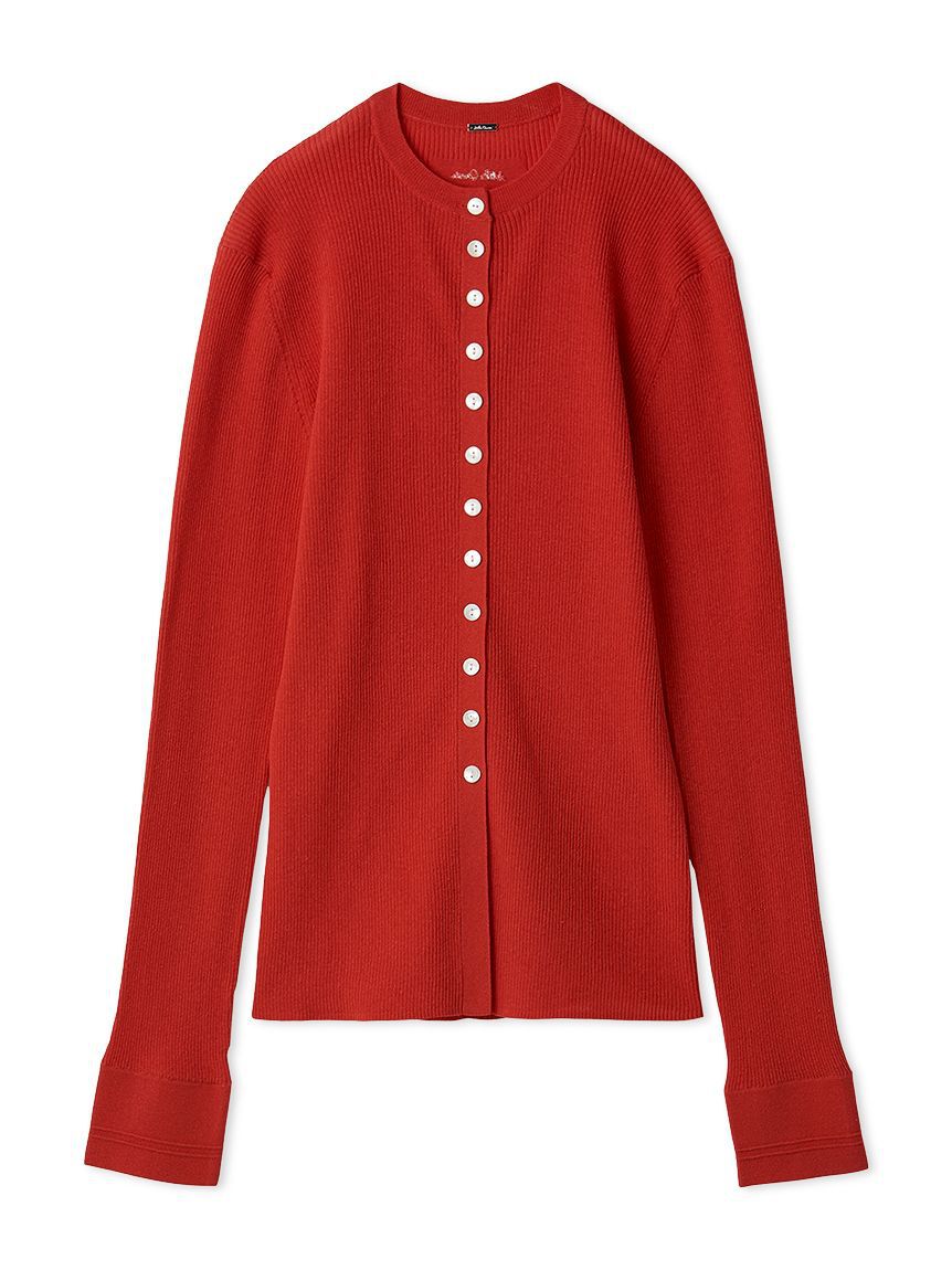 Mila Owen「UVケアシアーリブニットカーディガン」|カーディガン|