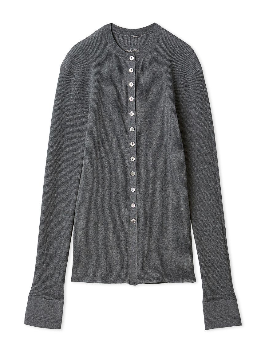 Mila Owen「UVケアシアーリブニットカーディガン」|カーディガン|