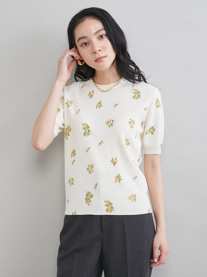 Mila Owen「フラワープリントアンサンブルプルオーバー」|Tシャツ・カットソー|ORG