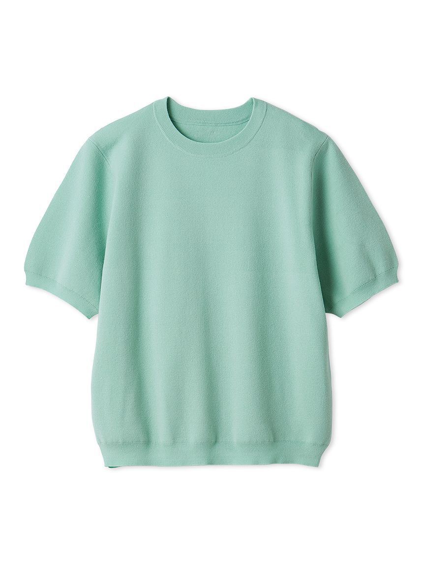 Mila Owen「コットンブレンドクールネックニット」|ニット・セーター|