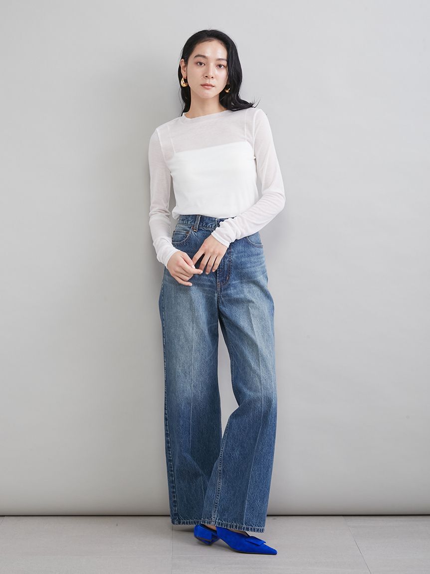 Mila Owen「ウールテンセルシアーロングＴシャツ」|Tシャツ・カットソー|