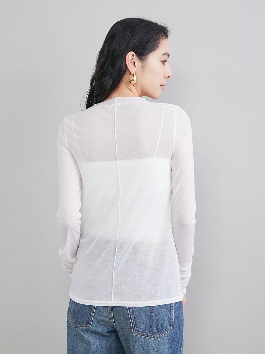 Mila Owen「ウールテンセルシアーロングＴシャツ」|Tシャツ・カットソー|