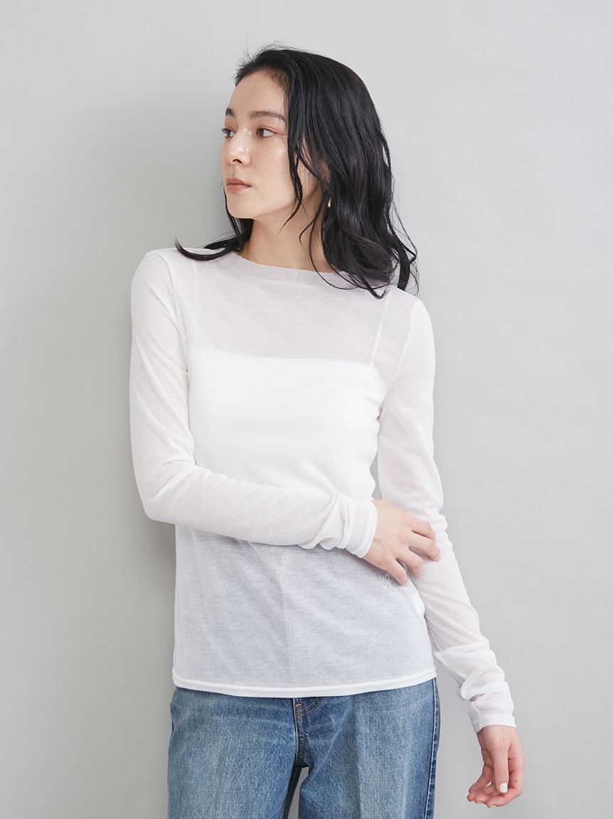 Mila Owen「ウールテンセルシアーロングＴシャツ」|Tシャツ・カットソー|