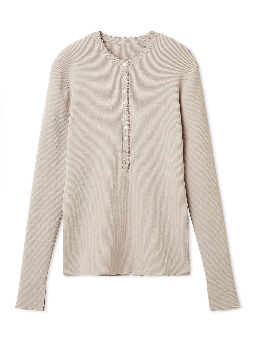 Mila Owen「刺繍スカラヘンリーネックニット」|ニット・セーター|IVR