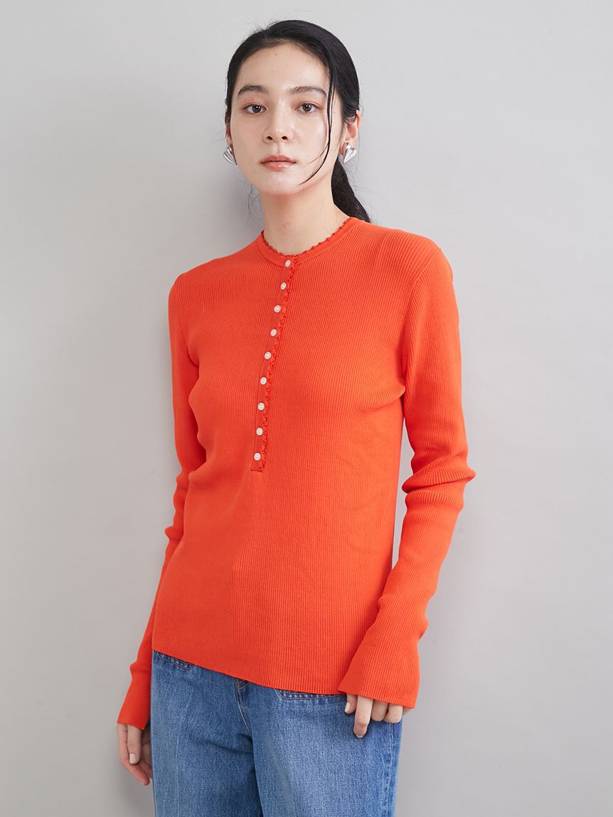 Mila Owen「刺繍スカラヘンリーネックニット」|ニット・セーター|ORG