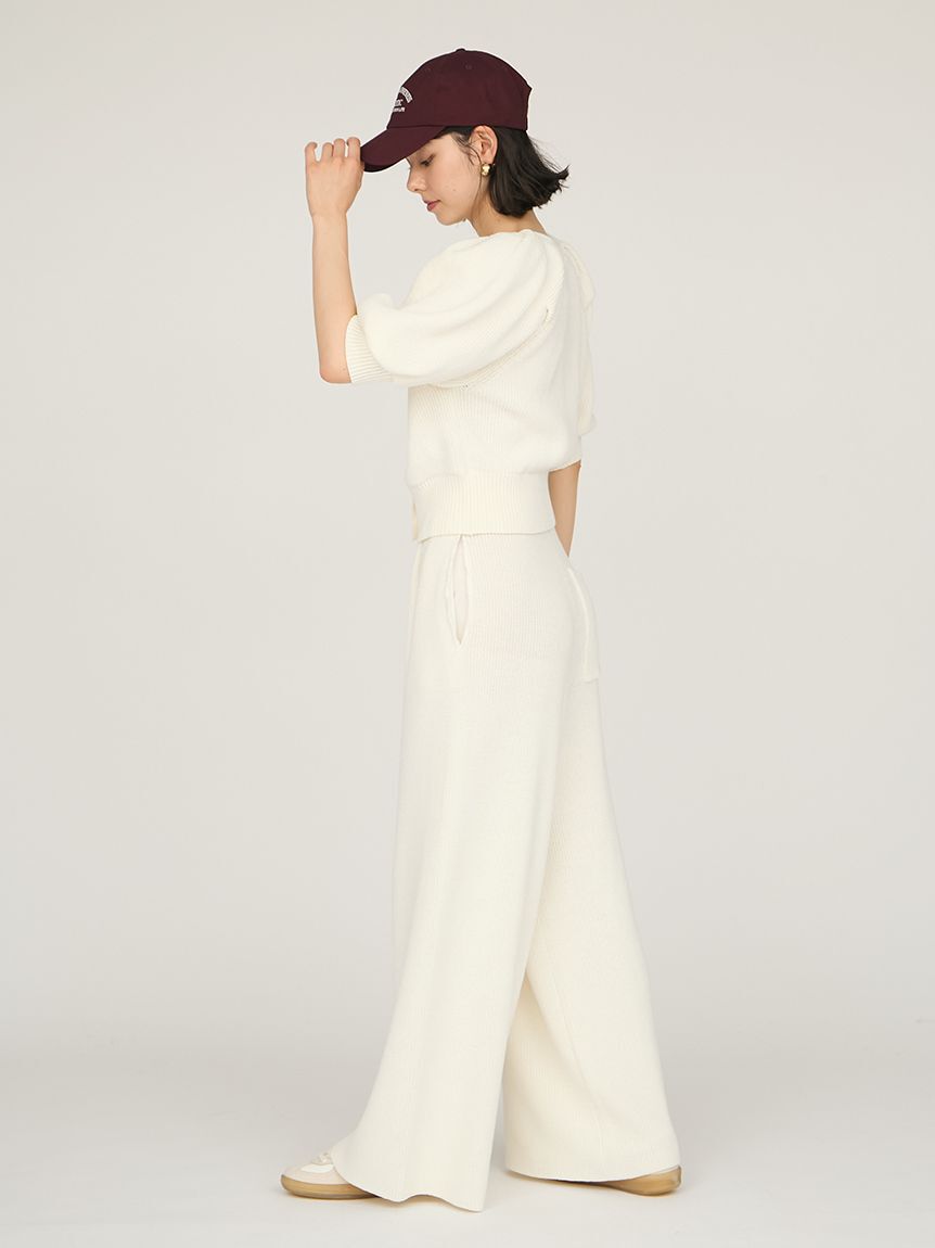 emmi atelier「パフスリーブニットカーディガン」|カーディガン|