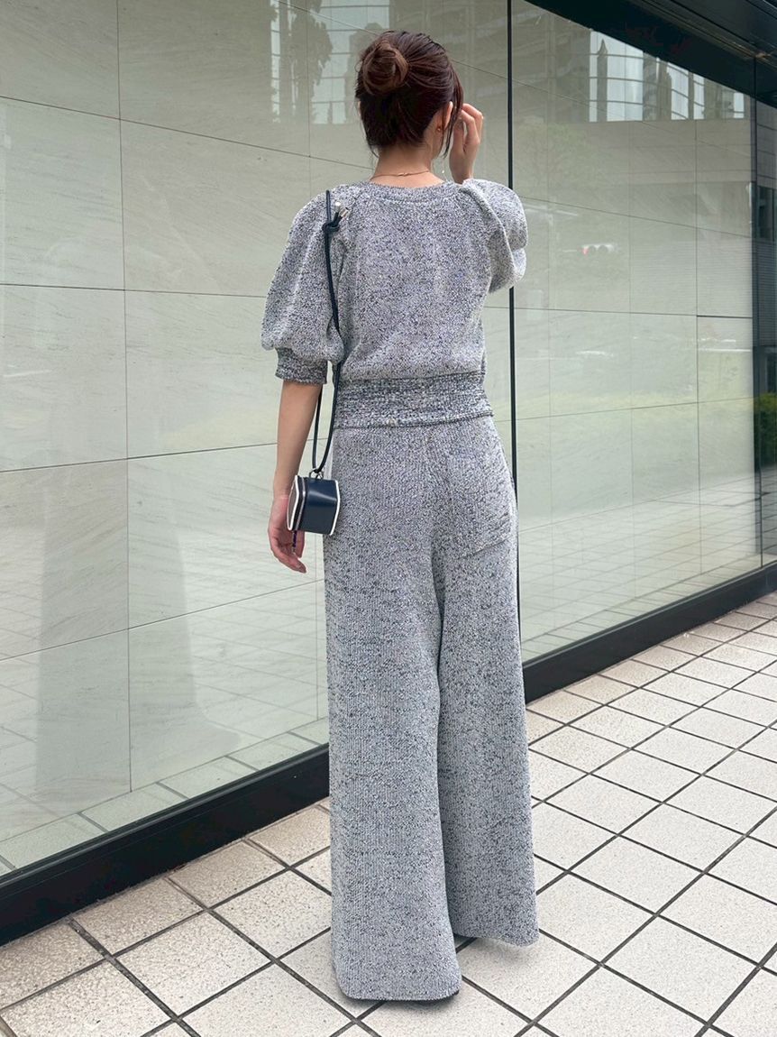 emmi atelier「パフスリーブニットカーディガン」|カーディガン|