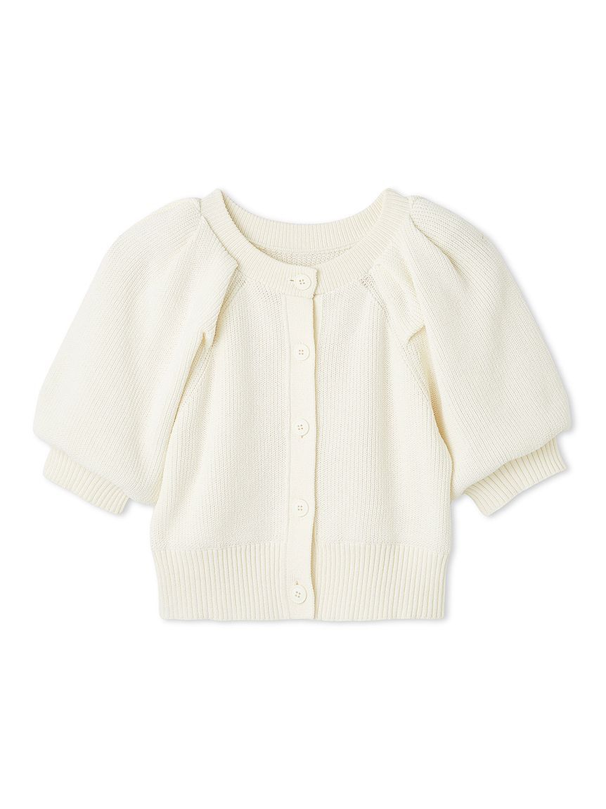 emmi atelier「パフスリーブニットカーディガン」|カーディガン|