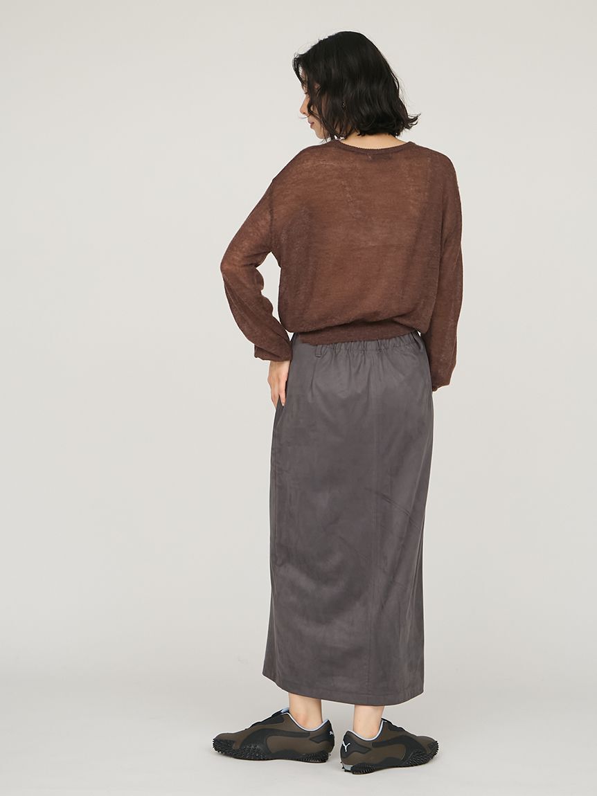 emmi atelier「シアーニットトップス」|ニット・セーター|