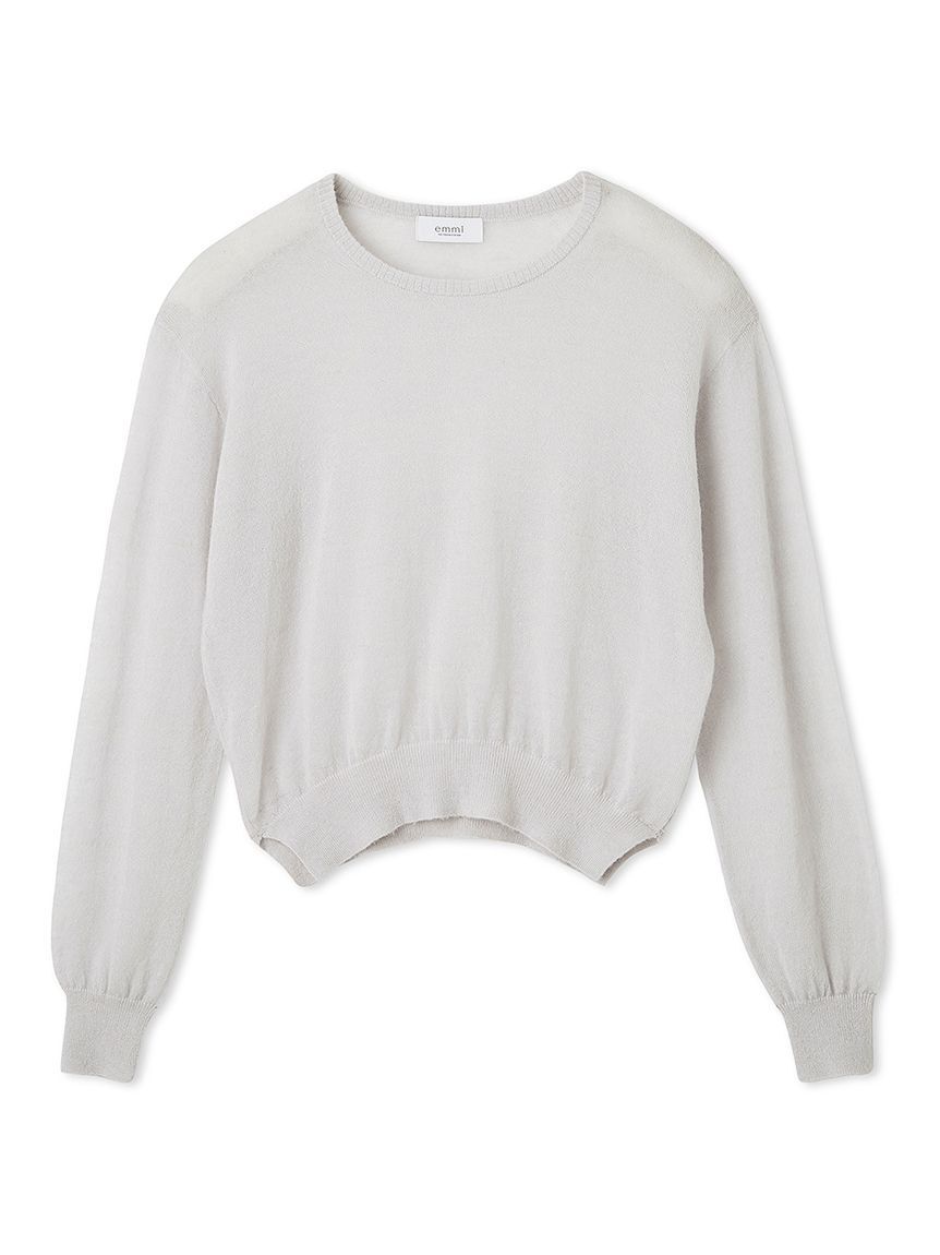 emmi atelier「シアーニットトップス」|ニット・セーター|