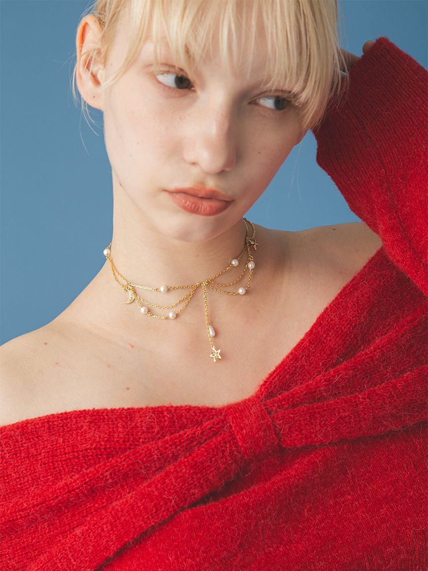 FURFUR「スターモチーフネックレス」|ネックレス|
