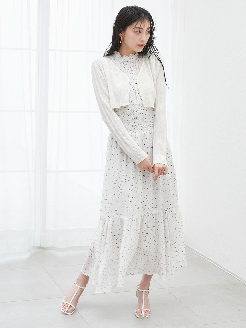 SNIDEL「リブシアーカーディガン」|カーディガン|