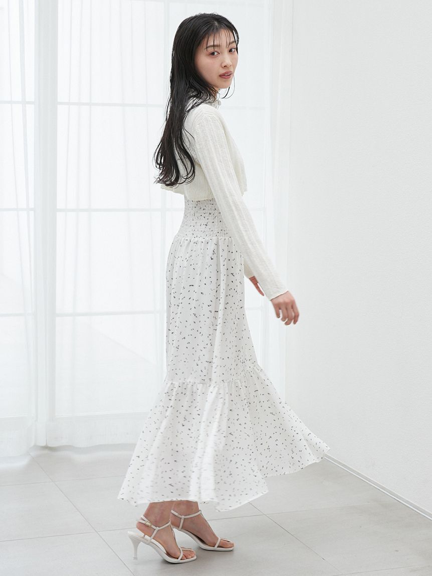 SNIDEL「リブシアーカーディガン」|カーディガン|