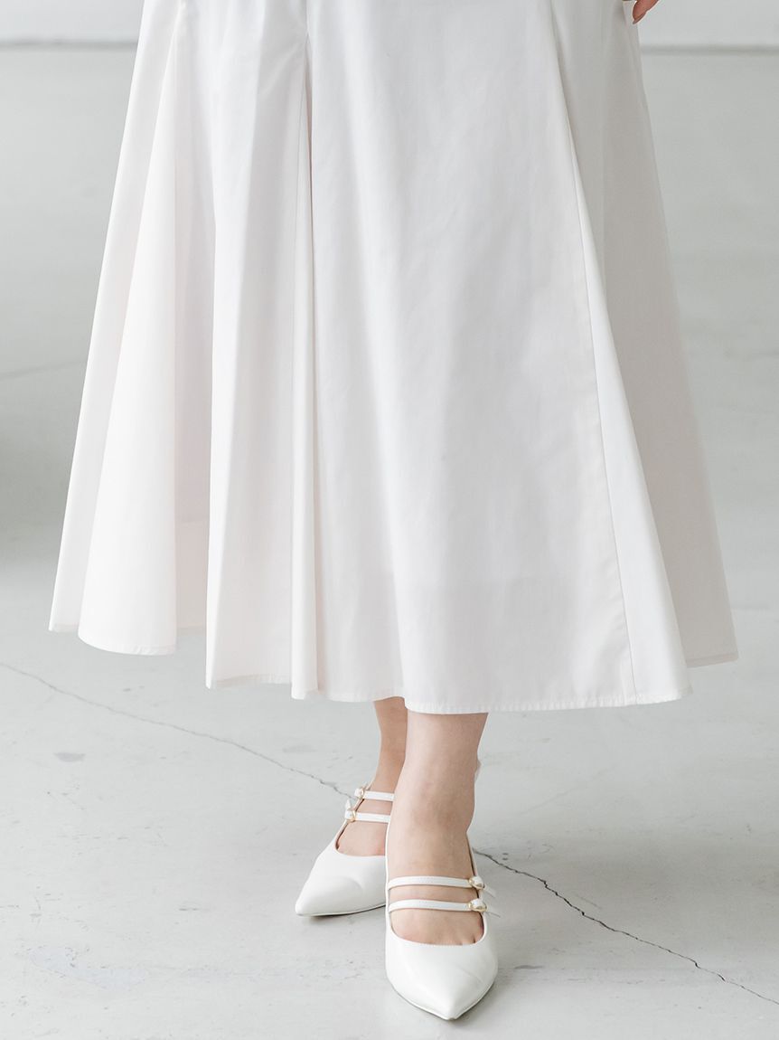 SNIDEL「ボリュームタフタスカート」|スカート|