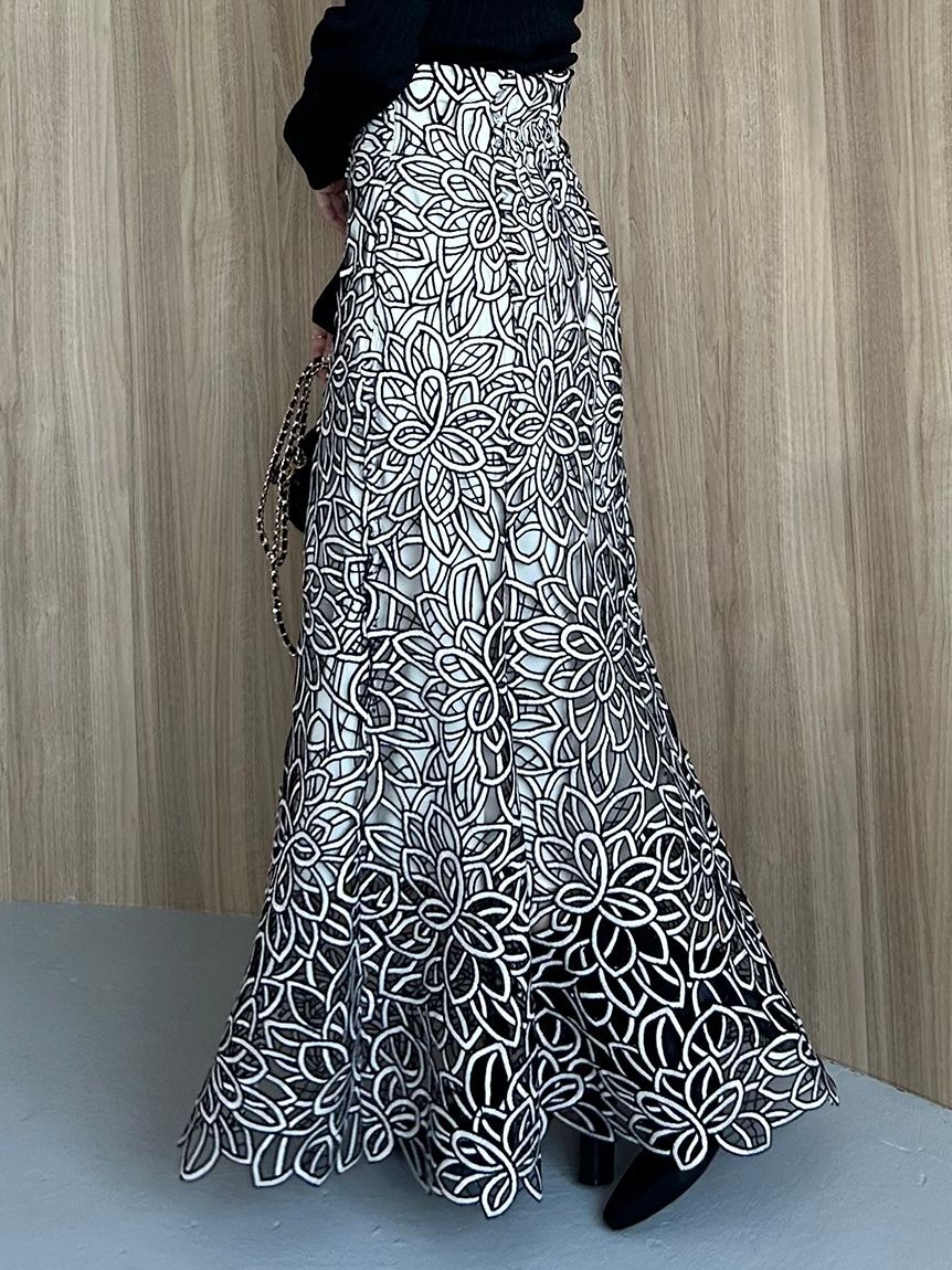 SNIDEL「レーススカート」|スカート|