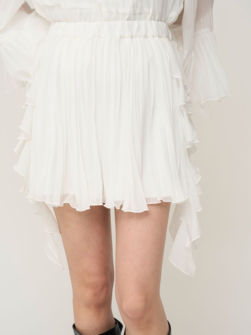 SNIDEL「レーストリムシフォンセットアップ」|ワンピース|