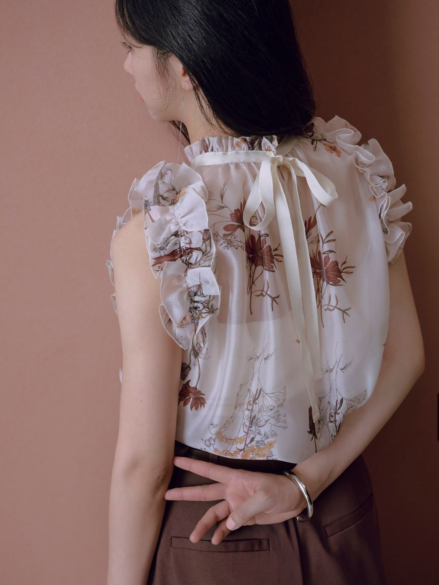 FRAY I.D「2wayギャザーフリルブラウス」|シャツ・ブラウス|