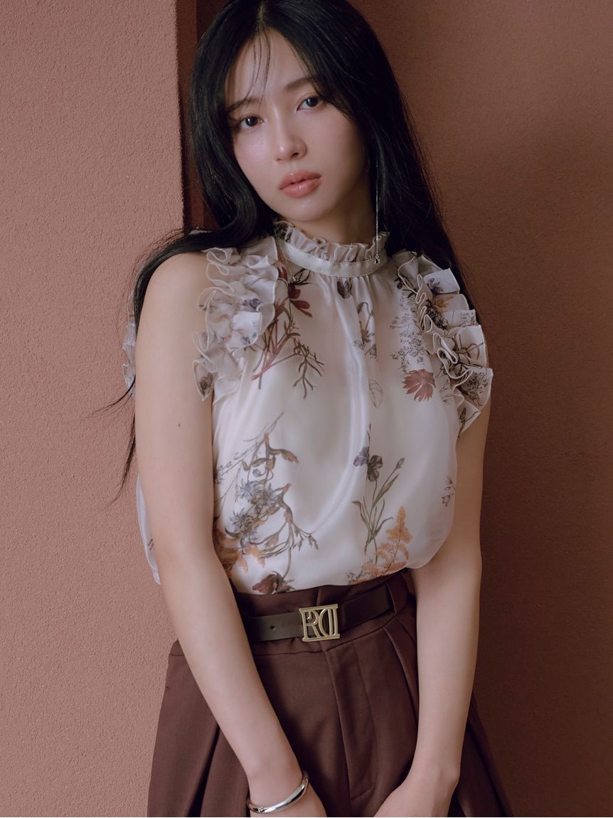 FRAY I.D「2wayギャザーフリルブラウス」|シャツ・ブラウス|