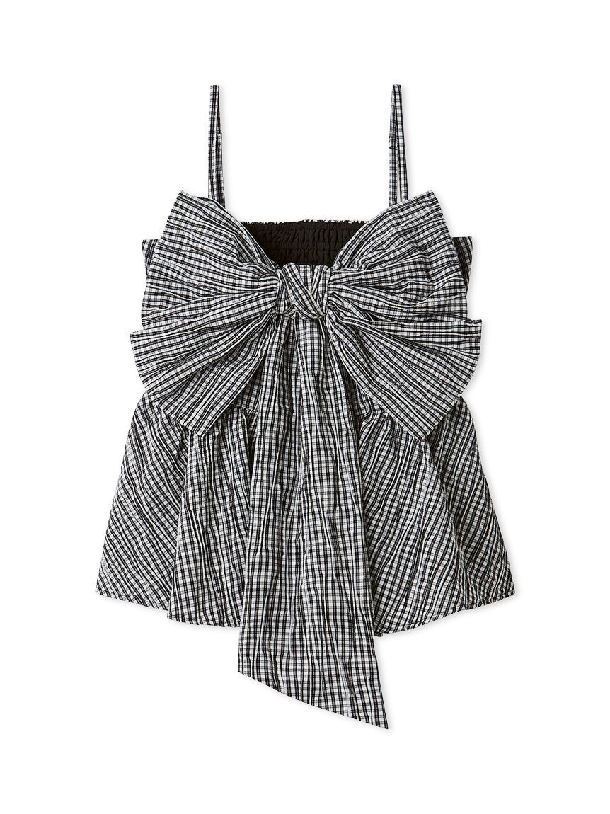 FRAY I.D「リボンペプラムキャミトップス」|キャミソール|