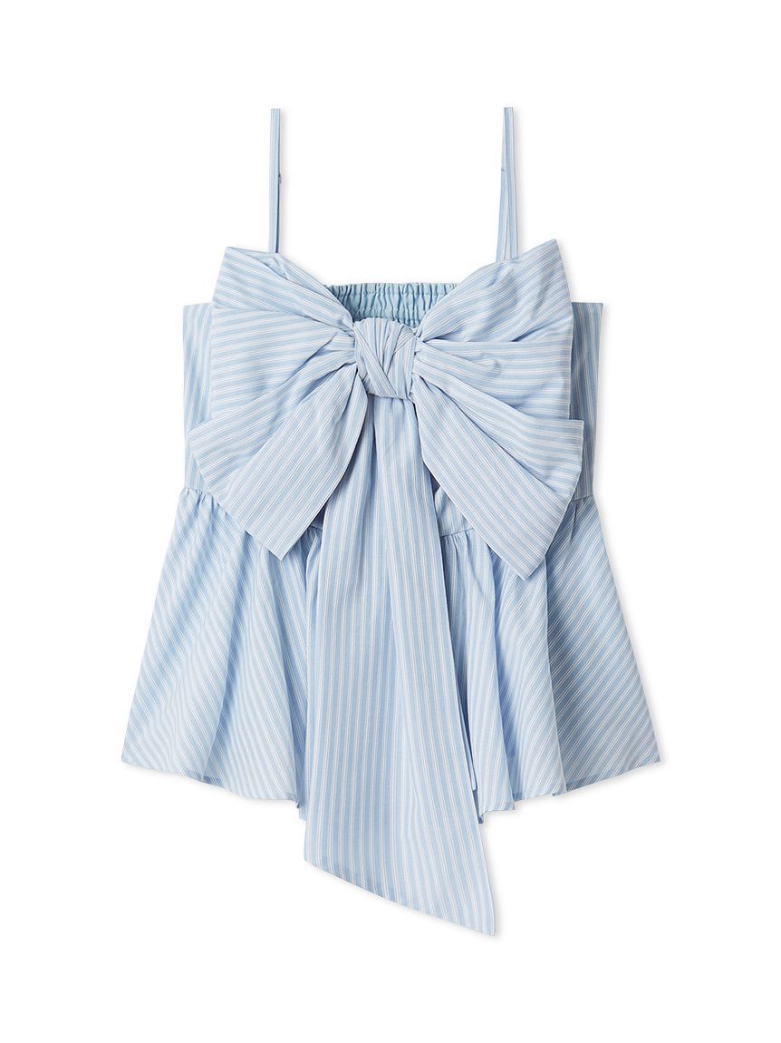 FRAY I.D「リボンペプラムキャミトップス」|キャミソール|STRIPE