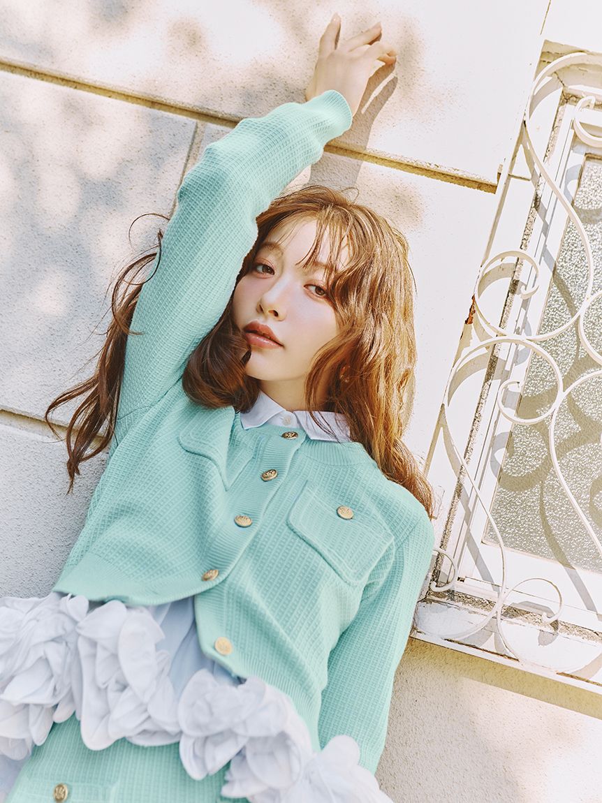 LILY BROWN「ホイップフリルヘムブラウス」|シャツ・ブラウス|