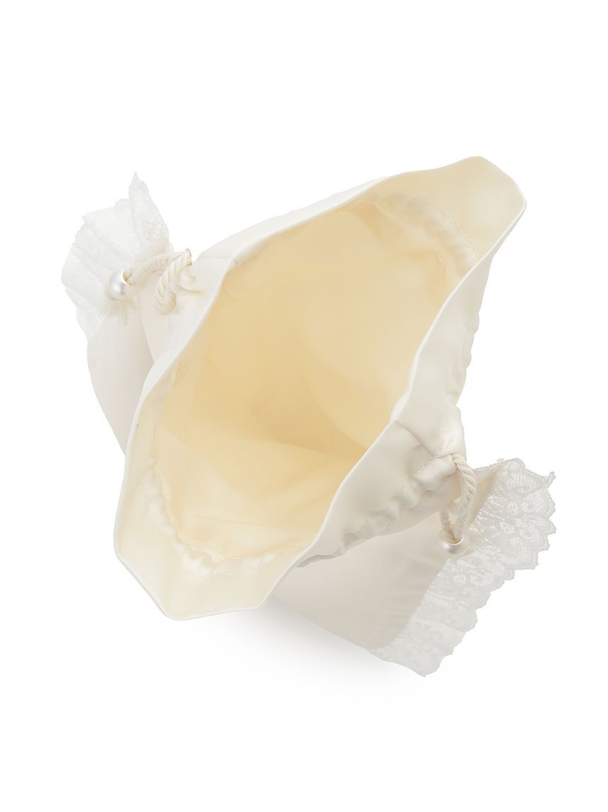 LILY BROWN Lingerie「【LILY BROWN Lingerie】Love letterサテンレースポーチ」|ポーチ|