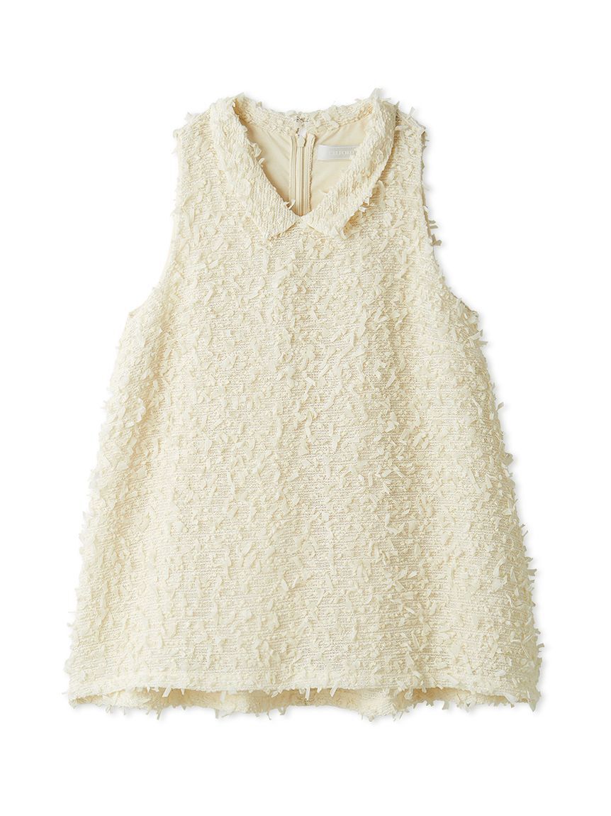 CELFORD「ツイードライクAラインブラウス」|シャツ・ブラウス|