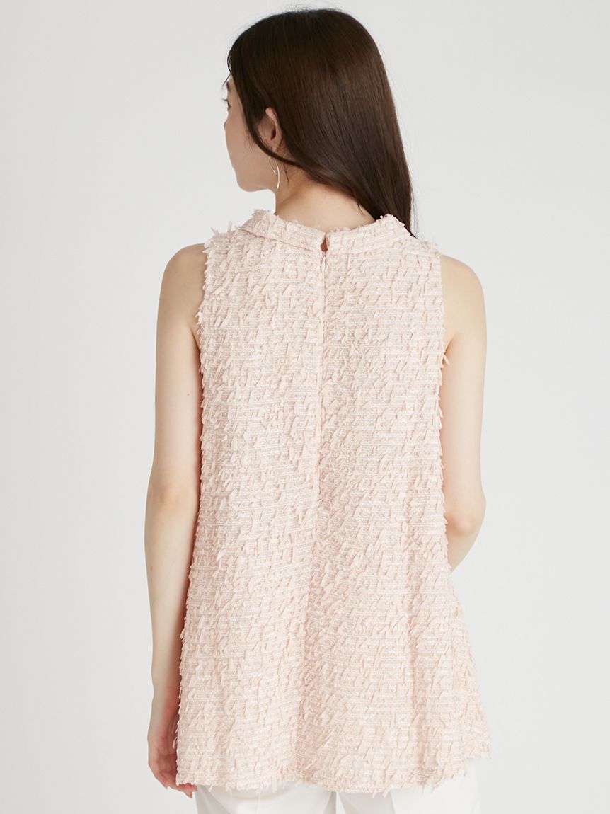 CELFORD「ツイードライクAラインブラウス」|シャツ・ブラウス|