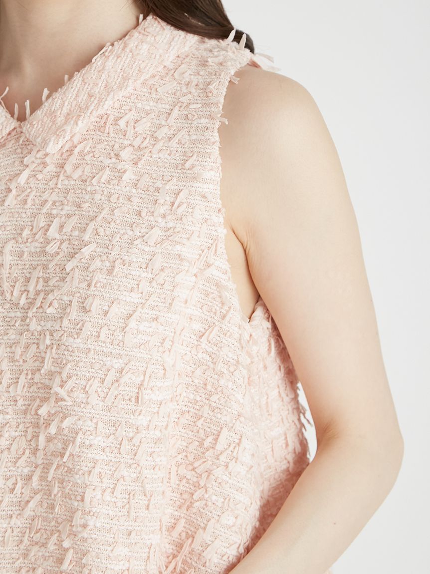 CELFORD「ツイードライクAラインブラウス」|シャツ・ブラウス|