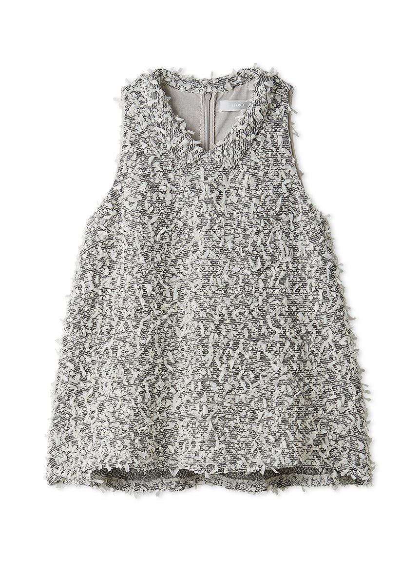 CELFORD「ツイードライクAラインブラウス」|シャツ・ブラウス|MIX