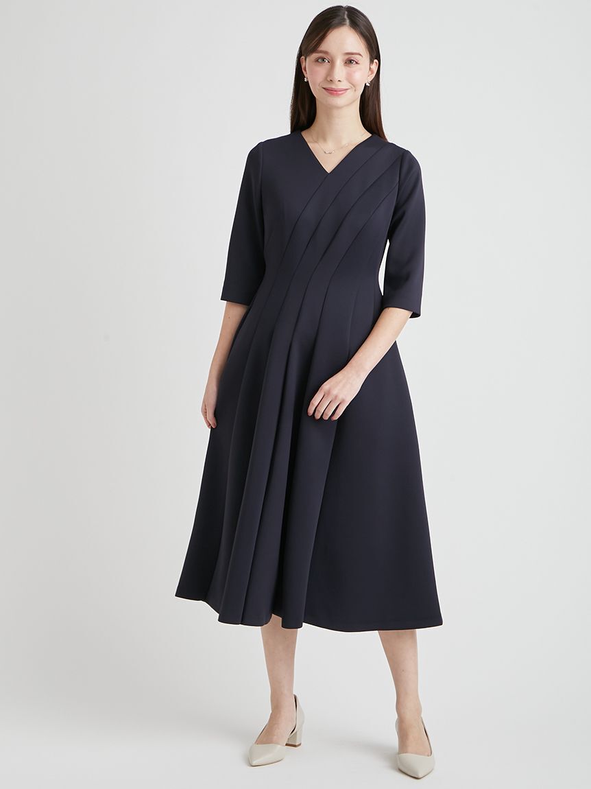 CELFORD「【洗える】ツイストポンチワンピース」|ワンピース|