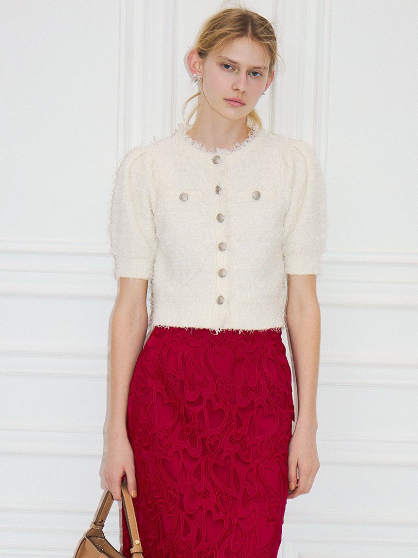 CELFORD「【UVカット】ツイードニットカーディガン」|カーディガン|OWHT