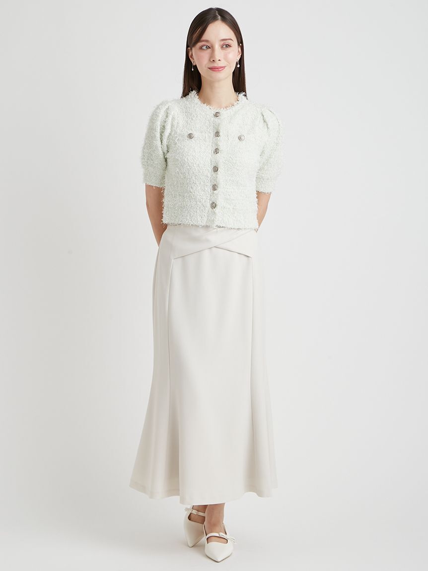 CELFORD「【UVカット】ツイードニットカーディガン」|カーディガン|