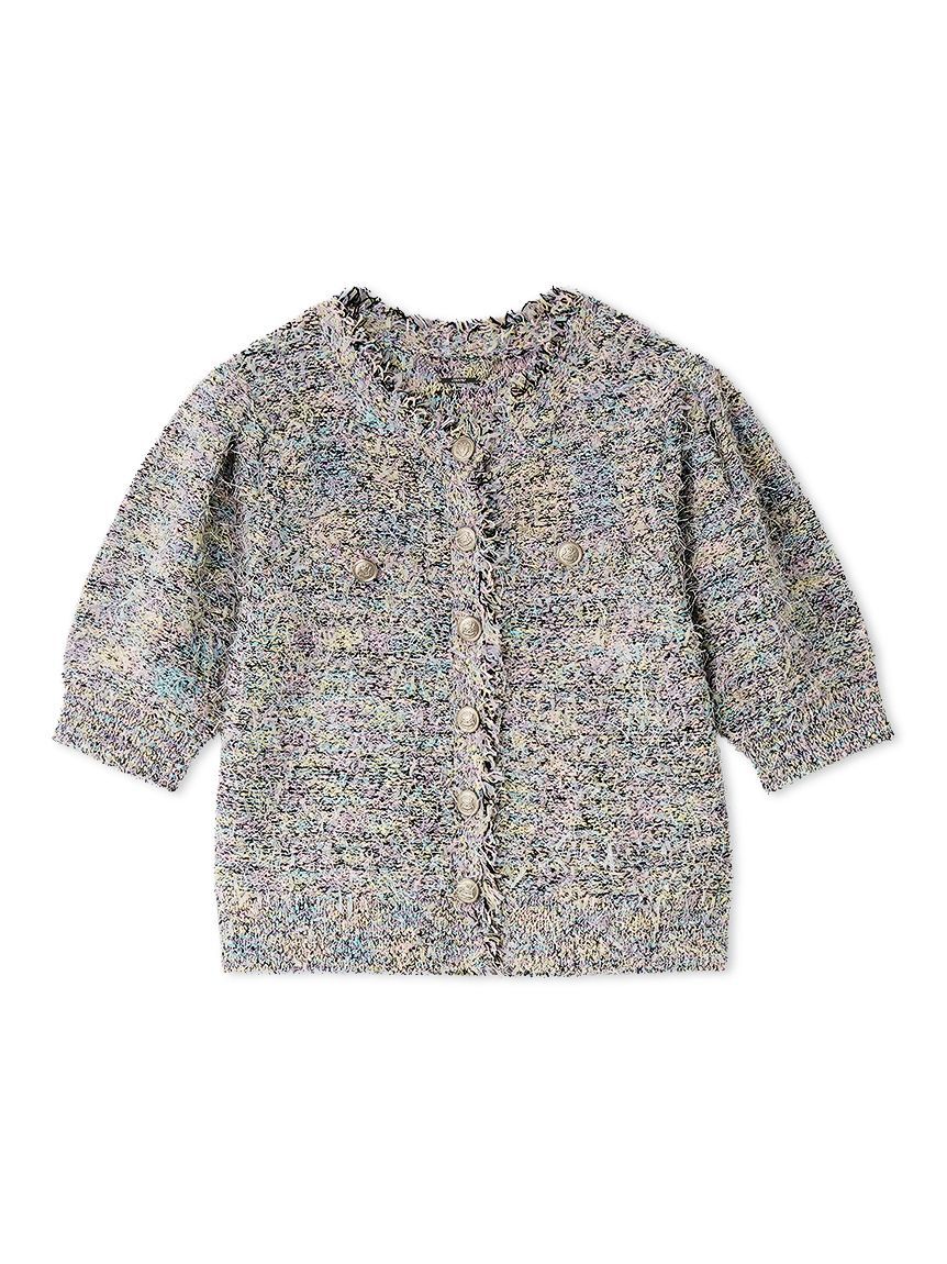 CELFORD「【UVカット】ツイードニットカーディガン」|カーディガン|MIX