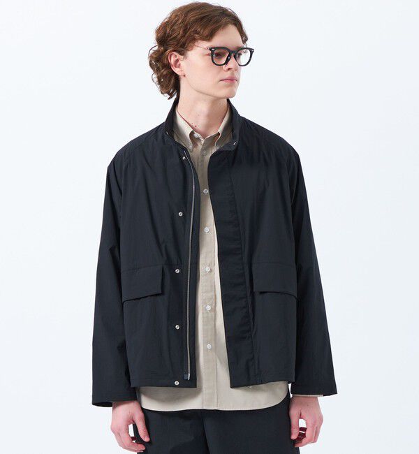 MACKINTOSH PHILOSOPHY「軽量ナイロンストレッチ スタンドブルゾン」|ブルゾン・スタジャン|ブラック