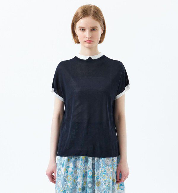 MACKINTOSH PHILOSOPHY「Cleric Collar Knit シアードルマン」|ニット・セーター|