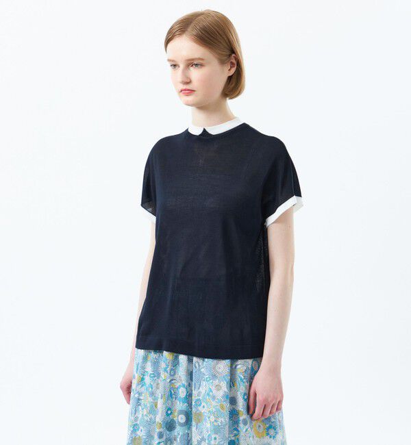 MACKINTOSH PHILOSOPHY「Cleric Collar Knit シアードルマン」|ニット・セーター|