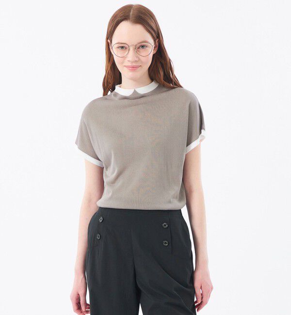 MACKINTOSH PHILOSOPHY「Cleric Collar Knit シアードルマン」|ニット・セーター|