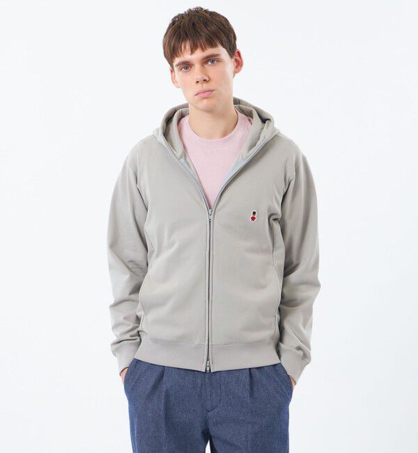 MACKINTOSH PHILOSOPHY「バッキンガムベア ライトフリース ジップパーカ」|ブルゾン・スタジャン|ライトグレー