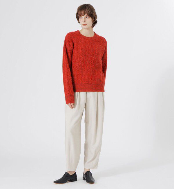  「カラーバスケットプルオーバー」|ニット・セーター|