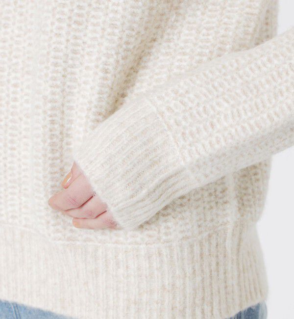  「カラーバスケットプルオーバー」|ニット・セーター|