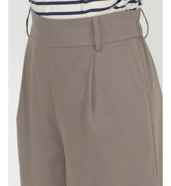 ikka「フェイクスエードワイドパンツ」|その他|