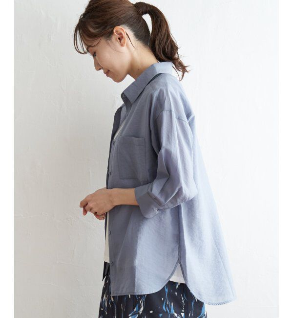 ikka「シアーシャツタンクアンサンブル」|シャツ・ブラウス|