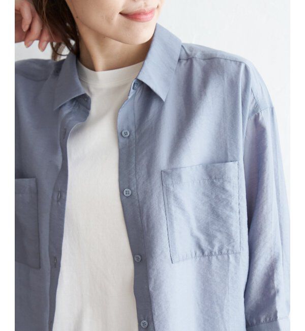 ikka「シアーシャツタンクアンサンブル」|シャツ・ブラウス|