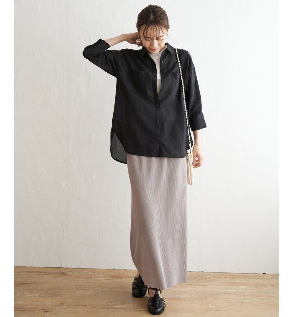 ikka「シアーシャツタンクアンサンブル」|シャツ・ブラウス|