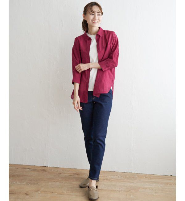 ikka「シアーシャツタンクアンサンブル」|シャツ・ブラウス|