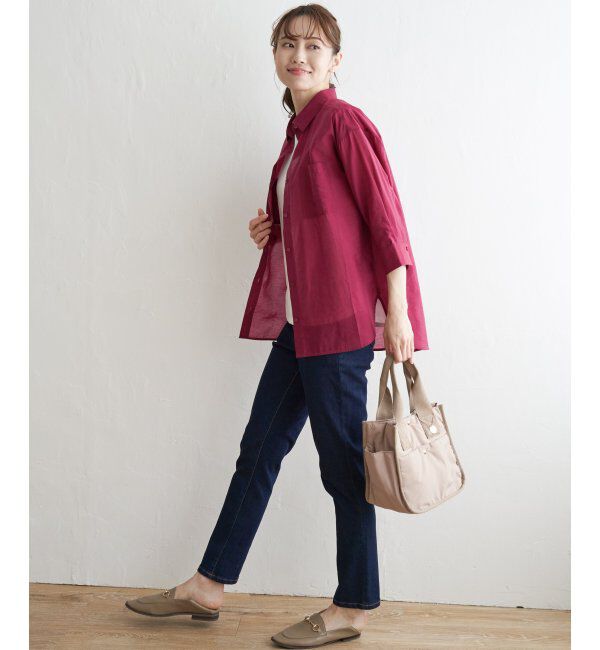 ikka「シアーシャツタンクアンサンブル」|シャツ・ブラウス|