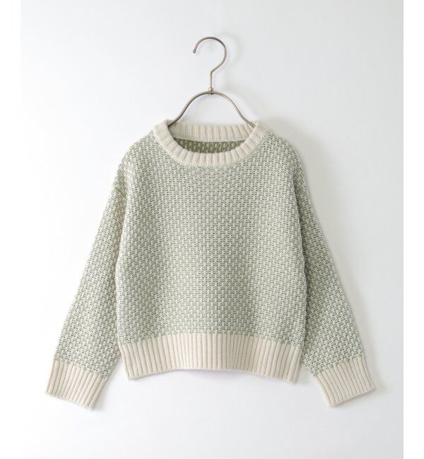 ikka kids「【親子おそろい】幾何ジャガードニットプルオーバー（120~160cm）」|その他|