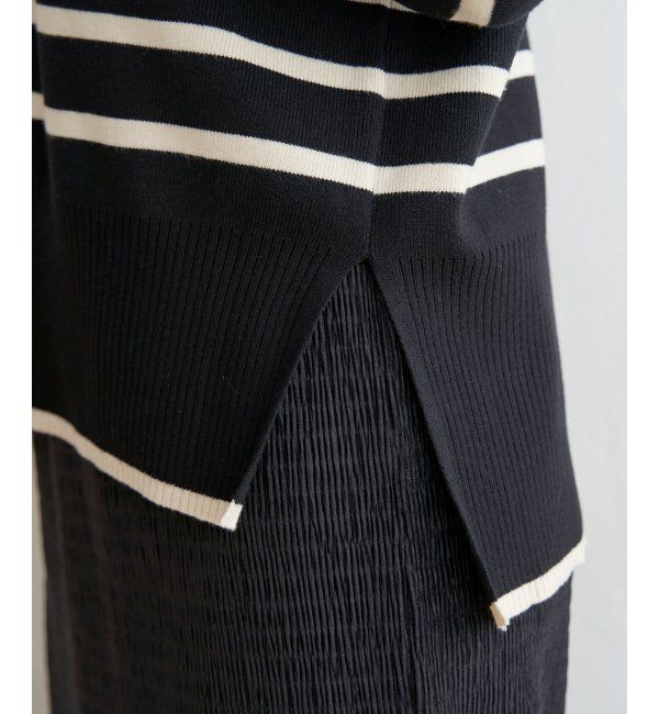 ikka「【雑誌InRed12月号掲載】【親子おそろい】クリーミーサイドスリットプルオーバー」|プルオーバー|