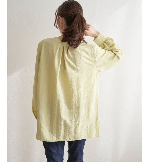 ikka「前後2WAYバンドカラーシャツ」|シャツ・ブラウス|